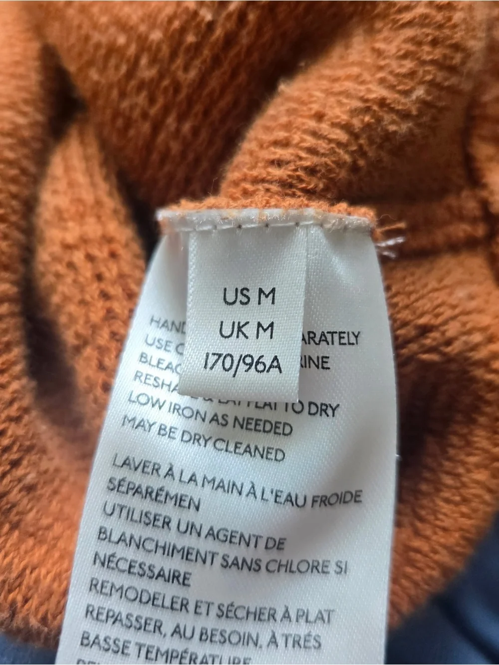 Free People Ottoman Slouchy Tunic Mock Neck Sweater M Apricot Orange Oversize